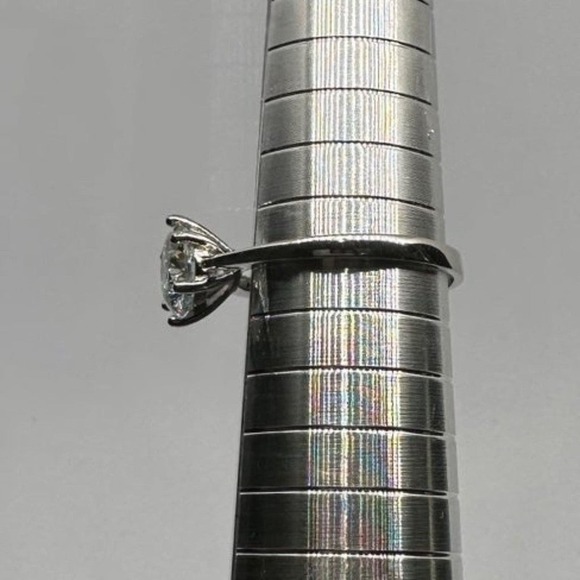 GRA Moissanite Diamond Engagement Ring 6 Prong Wedding S925 2 Ct Size 9 - Picture 12 of 12